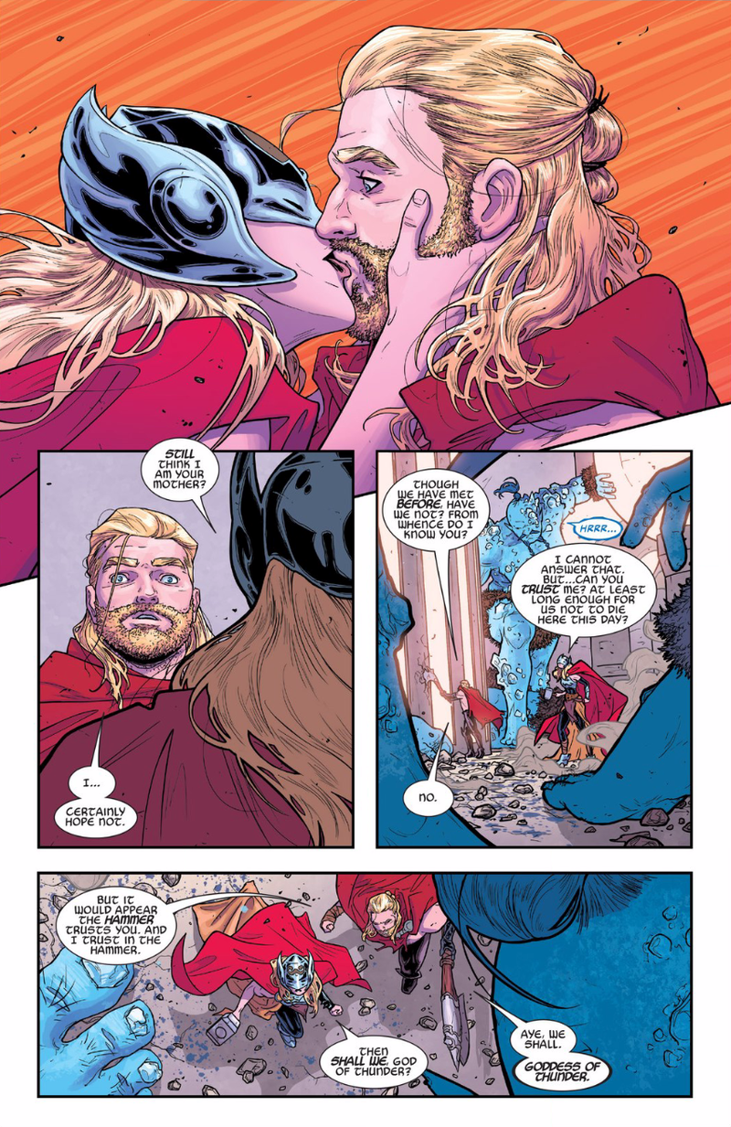 Illustration for article titled The New Female Thor Continues an Excellent Run of Thunder God Comics
